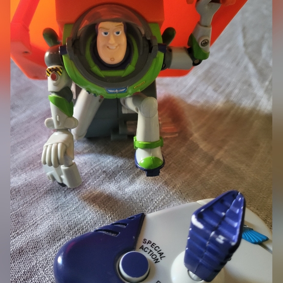 Buzz Lightyear Toyco RARE RC Traffic Cone Toy! Works no movement - Picture 8 of 11